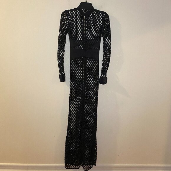 Agent Provocateur Jasmyna Black Fishnet Dress AP2 Small - Picture 3 of 12